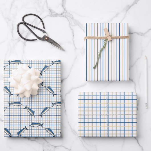 Jeu de papier de recouvrement - Marlins Bleus (Recto)