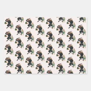 Jeu de papier d'enrobage Krampus 3