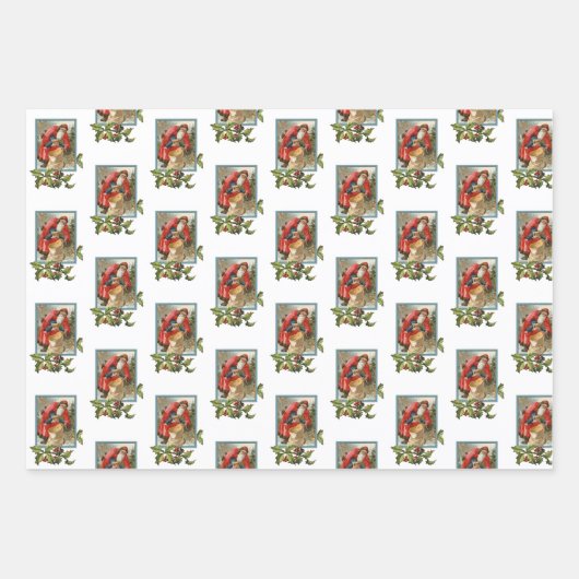 Jeu de papier d'enrobage Krampus 3 (Devant 3)