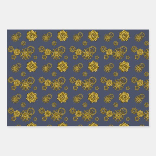 Jeu de papier d'enrobage tissé (Devant 3)