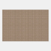 Jeu de papier d'enveloppement Brown et Rose Gold H (Devant 3)