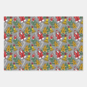 Jeu de papier d'enveloppement de biscuits de Noël (Devant 3)