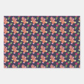 Jeu de papier d'enveloppement de biscuits de Noël (Devant 2)