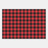 Jeu de papier d'enveloppement de Buffalo de Noël (Devant 2)