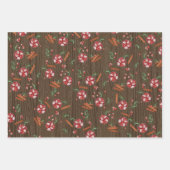 Jeu de papier d'enveloppement de cocktails de Noël (Devant 2)