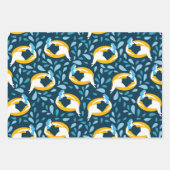 Jeu de papier d'enveloppement de nage de fille cur (Devant)