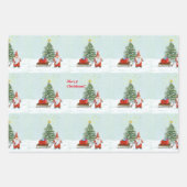 Jeu de papier d'enveloppement de Noël magique (Devant 3)