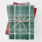 Jeu de papier d'enveloppement de vacances (En situation)