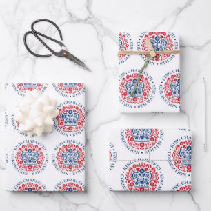 Jeu de papier d'enveloppement pour 2023 Coronation