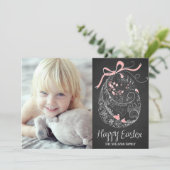 Jeu de Pâques | Joyeux Carte photo de Pâques (Debout devant)