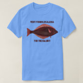 Jeu de pêche Halibut TShirt (Design devant)
