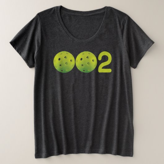 Jeu de pickleball 0-0-2 T-shirt (Design devant)