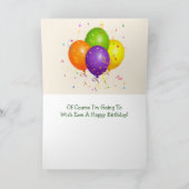 Jeu de plaisanterie de mouton Carte d'anniversaire (Intérieur)