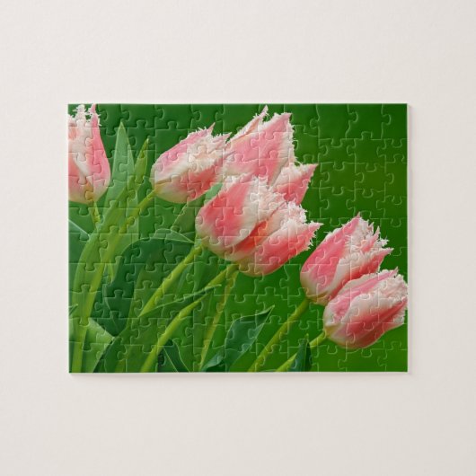 Jeu de puzzle Fleurs de tulipes roses (Horizontal)