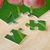 Jeu de puzzle Fleurs de tulipes roses (Côté)