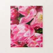 Jeu de puzzle Fleurs de tulipes roses (Vertical)