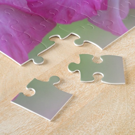 Jeu de Puzzle Fleurs Roses (Côté)