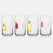 Jeu de recettes de cocktails de Noël 1 (Dos)