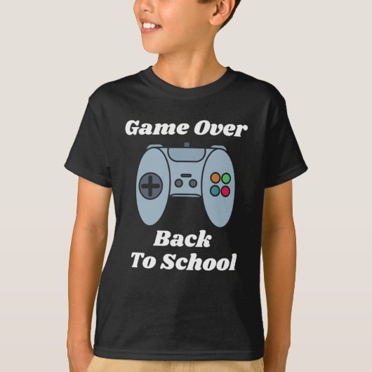 Jeu De Retour À L'École Fun T-Shirt (Devant)