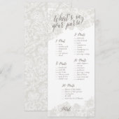 Jeu de sac à main - Cartes de jeu de douche de mar (Devant / Derrière)