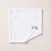 Jeu de serviettes Abstrait en aquarelle de transit (Gant de toilette)