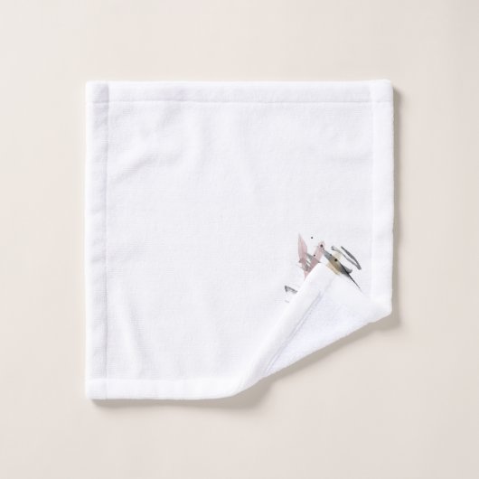 Jeu de serviettes Abstrait en aquarelle de transit (Gant de toilette)