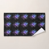 JEU DE SERVIETTES BLEU BLEU PURPLE PEACOCK (Serviette à main)