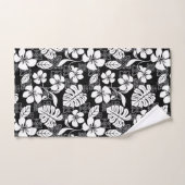JEU DE SERVIETTES DE BAIN ALOHA VENDREDI (NOIR) (Serviette à main)