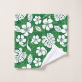 JEU DE SERVIETTES DE BAIN ALOHA VENDREDI (VERT) (Gant de toilette)