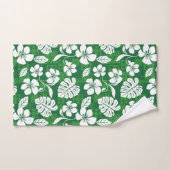 JEU DE SERVIETTES DE BAIN ALOHA VENDREDI (VERT) (Serviette à main)