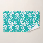 JEU DE SERVIETTES DE BAIN BLEU HAWAII (TURQUOISE) (Serviette à main)