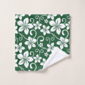 JEU DE SERVIETTES DE BAIN BLEU HAWAII (VERT FOREST (Gant de toilette)