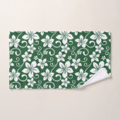 JEU DE SERVIETTES DE BAIN BLEU HAWAII (VERT FOREST (Serviette à main)