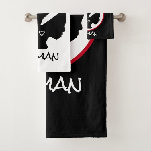 JEU DE SERVIETTES DE BAIN DE LA REINE DE COMMERCE (En situation)