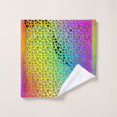 JEU DE SERVIETTES DE BAIN DE POSTER DE ANIMAL FAUX (Gant de toilette)