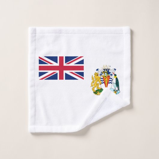 Jeu de serviettes de bain du drapeau du Territoire (Gant de toilette)