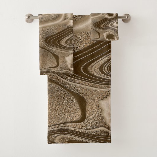 JEU DE SERVIETTES DE BAIN ÉLÉGANCE DE RAYONNEMENT  (En situation)