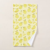 JEU DE SERVIETTES DE BAIN EN FRUITS DE LÉMON (Serviette à main)