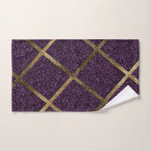 JEU DE SERVIETTES DE BAIN EN GAMMES D'AMÉTHYST EN  (Serviette à main)