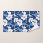 JEU DE SERVIETTES DE BAIN EN ROME POLYNÉSIEN (BLEU (Serviette à main)