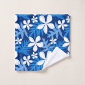 JEU DE SERVIETTES DE BAIN EN TIARE (BLEU) (Gant de toilette)