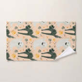 Jeu de serviettes de bain Halloween effrayant Fant (Serviette à main)