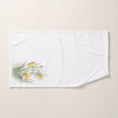 Jeu de serviettes de bain jonquilles florales (Serviette à main)