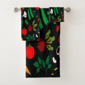 Jeu de serviettes de bain multilingue (En situation)