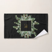 JEU DE SERVIETTES DE BAIN NOIR EUCALYPTUS PERSONNA (Serviette à main)
