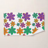 Jeu de serviettes de bain super les années 70 Fleu (Serviette à main)