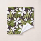 JEU DE SERVIETTES DE BAIN TIARE (OLIVE) (Gant de toilette)