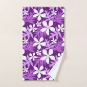 JEU DE SERVIETTES DE BAIN TIARE (PURPLE) (Serviette à main)