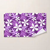 JEU DE SERVIETTES DE BAIN TIARE (PURPLE) (Serviette à main)