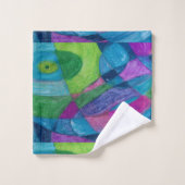 JEU DE SERVIETTES DE CONCEPTION motif (Gant de toilette)